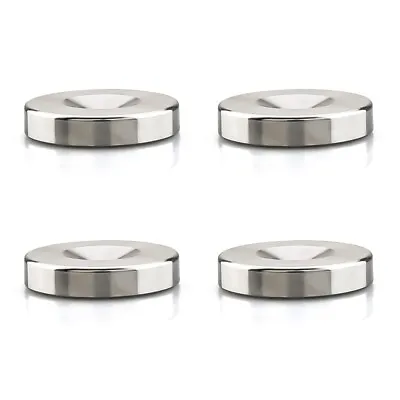 8X Stainless Steel Speaker Spike Isolation Stand Shoes Feet Floor Protector Pad • $19.74