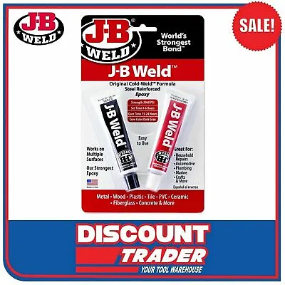 $16.95 • Buy J-B Weld Original Twin Tube Two-Part Epoxy Cold Weld JB - 8265-S