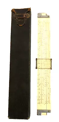 Keuffel And Esser K&E 4081-3 Log Log Duplex Decitrig Slide Rule With Case • $19.99