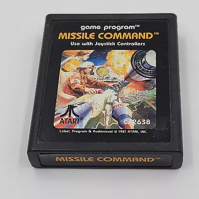Missile Command (Atari 2600) Cartridge Only CLEANED & TESTED • $10.95