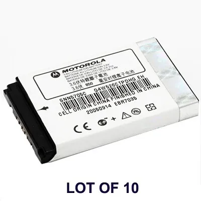 10 Motorola SNN5705C OEM Battery Lot For NNTN4655 I355 I930 I530 I275 I88 I60c • $14.95