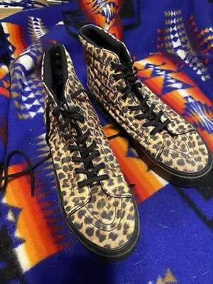 Size 10.5 - VANS Doheny Leopard Print • $20