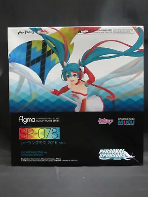 FIGMA SP 078 Vocaloid 01 Hatsune Miku : Racing Miku 2016 Ver.  (unopened) • $78.29