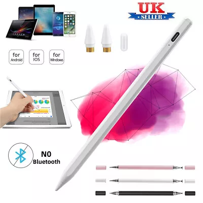 Universal Stylus Pencil For IPad IPhone Samsung Tablet Touch Capacitive Screen • £4.29