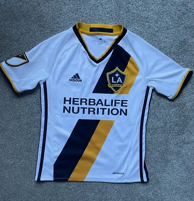 £14.99 • Buy Boys LA Galaxy MLS Adidas Home Football Shirt Age 9-10