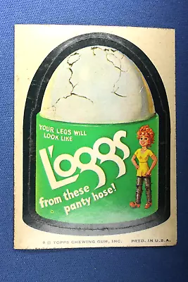 1974 Topps Series 7 - Wacky Packages - L'Oggs Panty Hose - F/G Condition • $1.50
