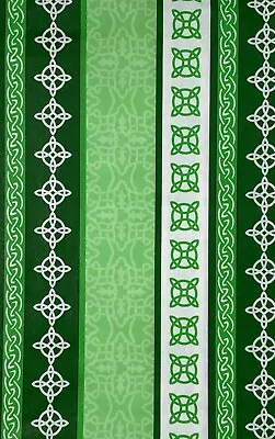 $15 • Buy Flannel Backed Vinyl Tablecloths. St Patrick's Day. Round, Oblong, Square