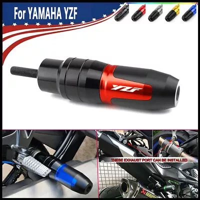 For YAMAHA YZF R1 R3 R6 R7 R125 CNC Frame Slider Crash Exhaust Sliders Protector • $26.03