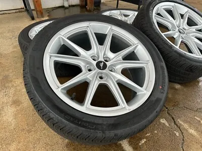 19  X 8.5  Ford Mustang GT 2024 OEM Wheel Aluminum Shadow Silver 5x114.3 Tires • $1800