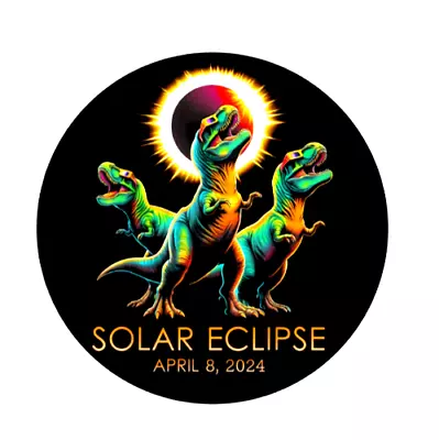 Solar Eclipse April 8 2024 Full Color Vinyl Sticker Decal Truck Car Window 3  • $4