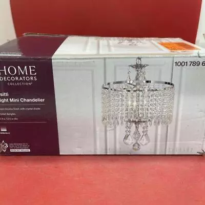 Home Decorators Collection Calisitti 3-Light Polished Chrome Mini-Chandelier • $60