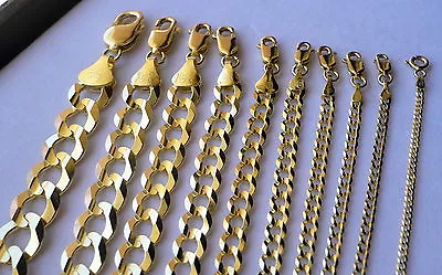 Authentic 10k Solid Gold Men /women Cuban Link Chain Size16-36  Free Shipping • $303.99