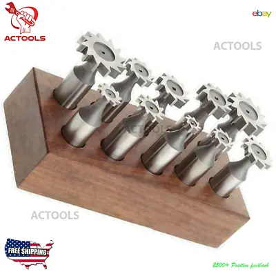 10 Pcs WoodRuff Key Cutter Bit Key Seat Key Set For Milling Machine Tool Tooling • $72.90