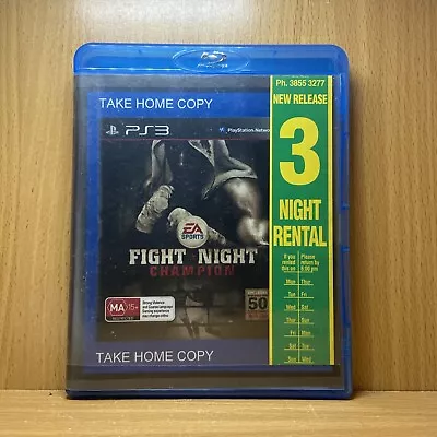 Fight Night Champion Sony PlayStation 3 PS3 Complete *EX-RENTAL* • $14.99