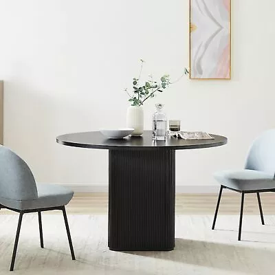 Kate 4 Seater Black Column Dining Table • $589