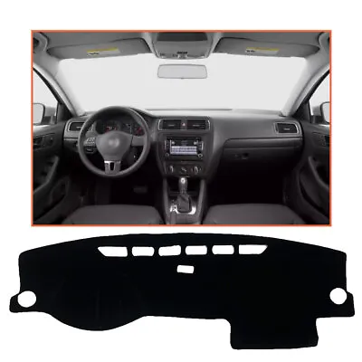 For VW Jetta 2012-2018 Black Car Dash Cover Mat Dashboard Pad Shade Protective • $20.92