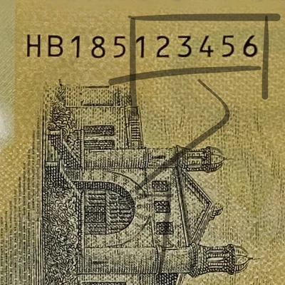 $187.50 • Buy 2018 - FIFTY DOLLAR BANKNOTE - HB 18 5 123456 Pattern Serial Number