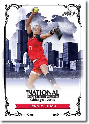 JENNIE FINCH - 2013 Leaf National Convention PROMO  USA Olympic Softball Card • $3.95