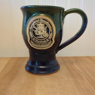 Grey Fox 2014 Maryland Renaissance Festival Limited Edition Chalice Blue/Green • $20