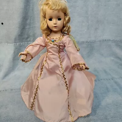 Vintage Madame Alexander Good Fairy Doll 14 IN Hard Plastic Doll Tagged Costume • $50
