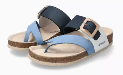 Mephisto Madeline Sea Blue Slide Sandal Women's Sizes 35-42 NEW!!! • $179