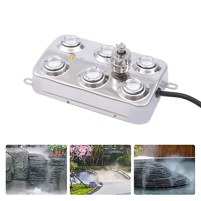 6-Head Ultrasonic Air Humidifier Mist Maker Fogger Water Fountain Pond Atomizer • $92