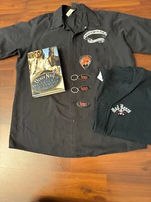 Vince Neil BUNDLE Tattoos & Tequila Book Keychains Shirts Magnets Motley Crue • $30