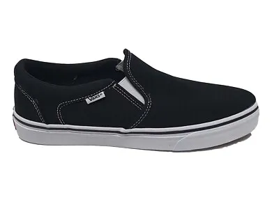 Vans Asher Trainers Mens Vans Classic Slip On Shoes Vans Sneakers Size 7 8 9 10 • £48.95