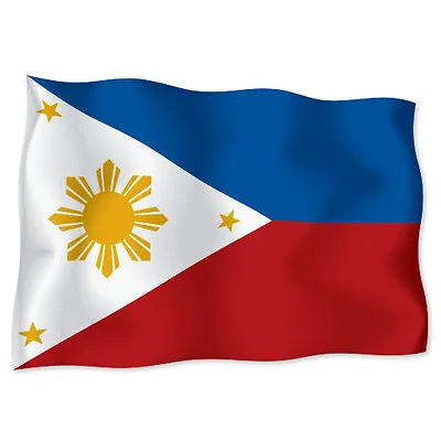 $3 • Buy PHILIPPINES Flag Car Bumper Sticker Decal 6  X 4 