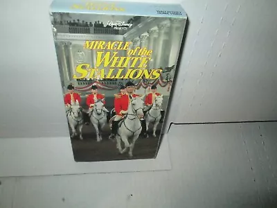 Disney's MIRACLE OF THE WHITE STALLIONS 1960s Vhs ROBERT TAYLOR Eddie Albert • $5.99