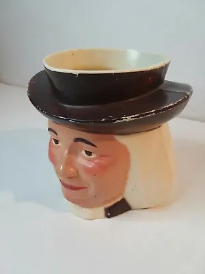 Vintage QUAKER OATS MAN Plastic Cup Mug Advertising 1950s-60s Premium USA • $10