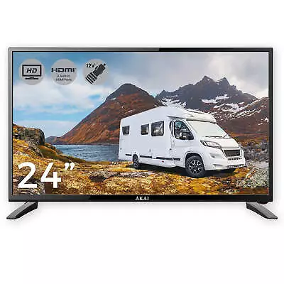 £139.95 • Buy 24  12V TV Portable Caravan Motorhome Boat Truck Travel Televison Freeview HD