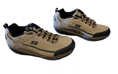 Skechers Mens Size 11.5 Shape Ups PBL Brown Toning Walking Sneakers 52000 • $44.20