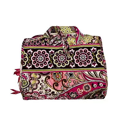 Vera Bradley Very Berry Paisley Hanging Organizer Travel Bag Makeup Cosmetic • $30.18