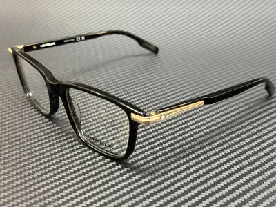 MONT BLANC MB0277O 005 Black Men's Extra Large 54 Mm Eyeglasses • $206.55