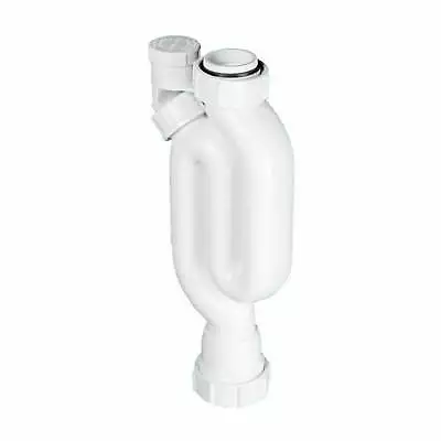 McAlpine 1¼  Anti-Syphon Straight Bathroom Basin Pedestal Trap - X10V • £13.99