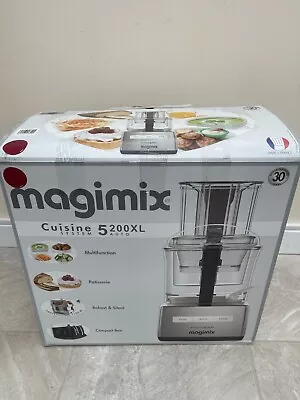 Magimix 5200XL Cuisine System Auto Silent Food Processor Colour Is Red New • £280