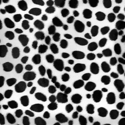 Ponyskin Velboa Faux Fur Animal Print Dalmatian 1 METRE • £6.50