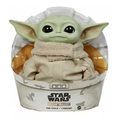 Star Wars Mandalorian The Child 11  Plush Baby Yoda Doll By Mattel • $22.46