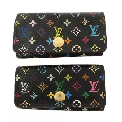 Authentic Louis Vuitton Monogram Set Of 2 Multicles 4 Key Case M93732 Used F/S • $148.50