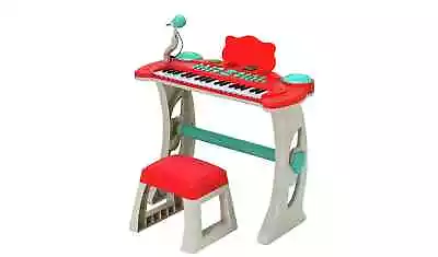 Chad Valley Keyboard Stand And Stool - Red • £51.69