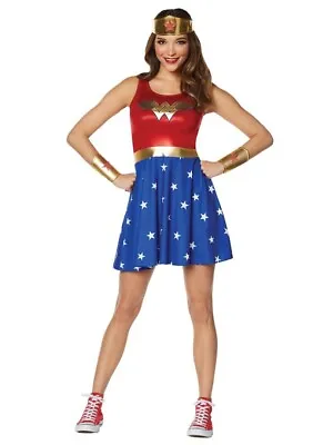 $39.99 • Buy DC Comics Adult Wonder Woman Halloween Costume - 4-6 Small #5053