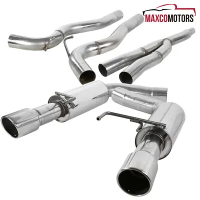 Catback Exhaust Fits 2015-2021 Mustang 2.3L EcoBoost Stainless Steel Dual System • $317.99