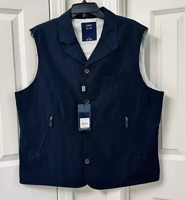 Lincs David Chu Men's Vest Size-XL Navy • $35.10