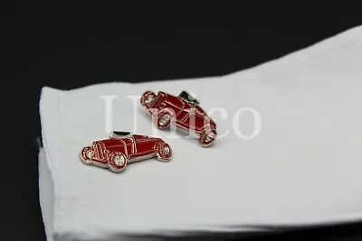 Custom Made Cufflinks Car Ford Mustang Roadster Classic Vintage Wedding Red US • $18.99