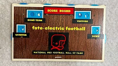 Vintage Cadaco Photo Electric Football Scoreboard. Excellent Condition. • $10