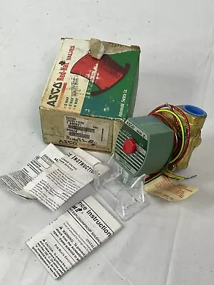 Asco Red-Hat 8220G5 Steam & Hot Water Solenoid Valve 3/4  NIB *FAST SHIPPING* • $180