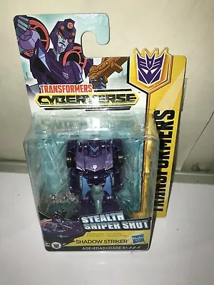 STEALTH SNIPER SHOT SHADOW STRIKER Transformers Cyberverse Scout Class 2019 • $3.99