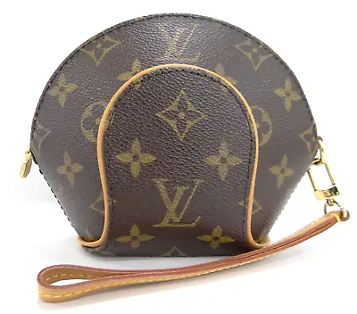 Louis Vuitton Mini Ellipse Pouch Bag M51129 Monogram France 23200293100 2 • £561.39