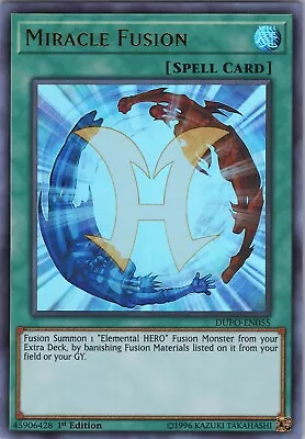 Miracle Fusion MP (#3) DUPO 1st Duel Power Yugioh • $1.38